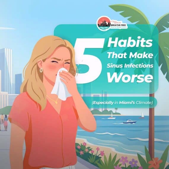 5 Habits That Make Sinus Infections Worse